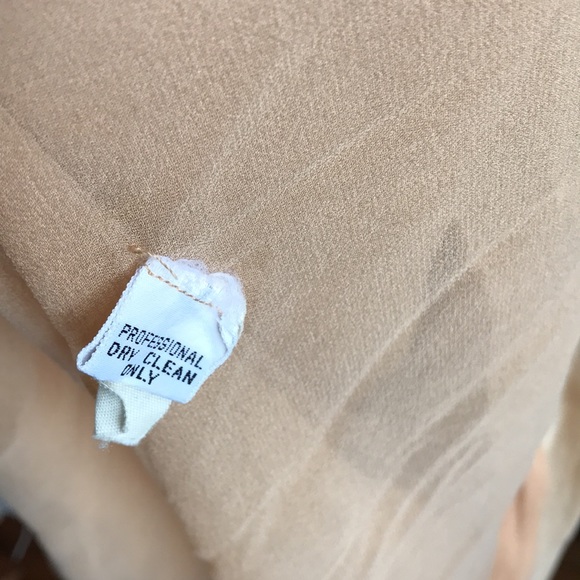 Vintage Silk Wrap Dress W/ Silk Scarf Sash deep V plunge & high slit size Sm/XS - Picture 12 of 16